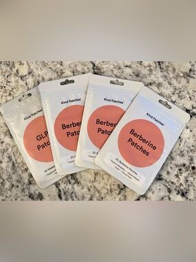 NEW Kind Patches Lot of 4 Berberine Patches